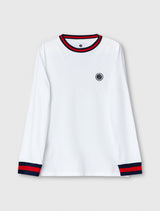 White Pearce Long Sleeve T-shirt