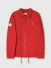 Red Nylon Overshirt