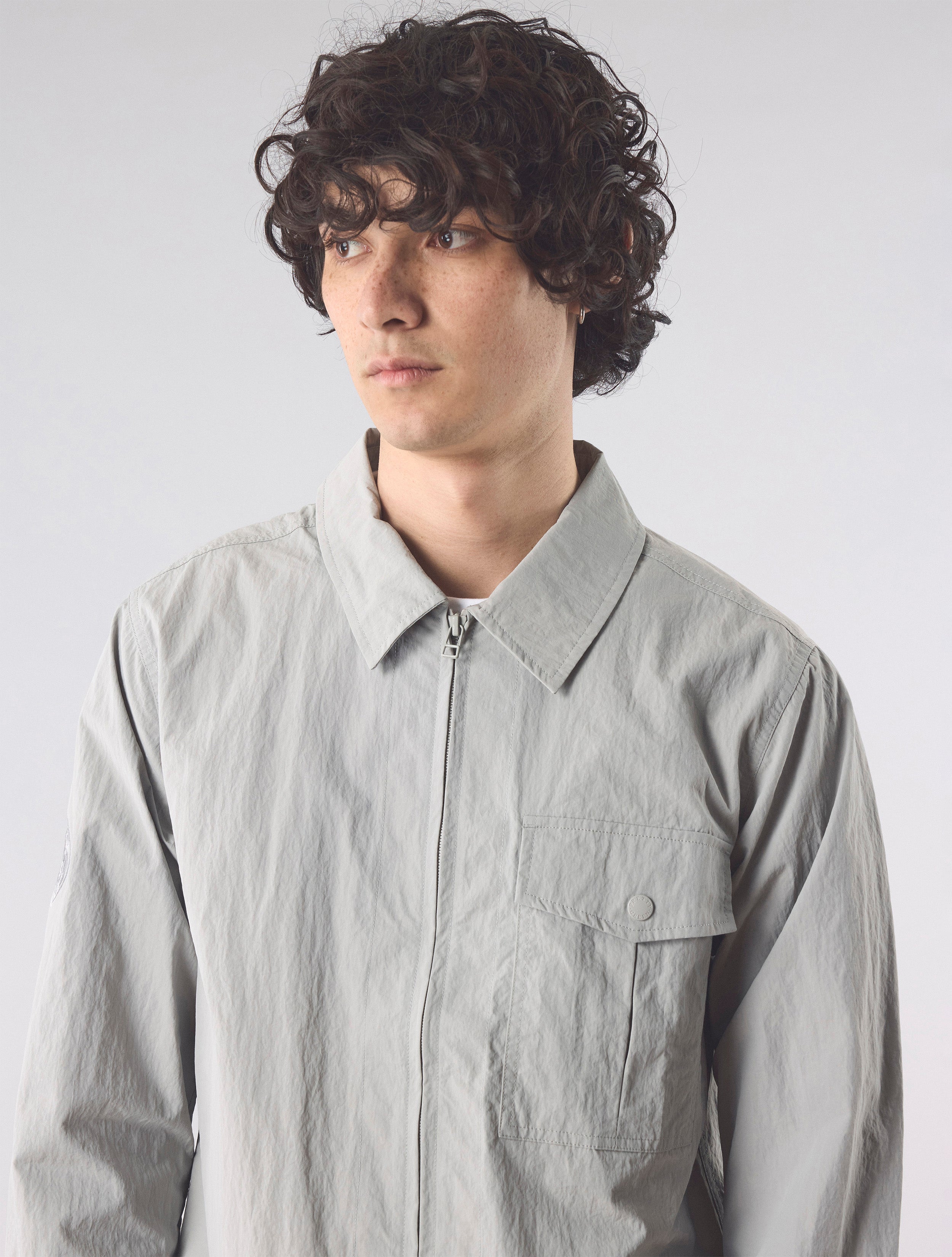 meer. RIPPLE OVERSHIRT gray