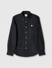 Black Long Sleeve Oxford Shirt