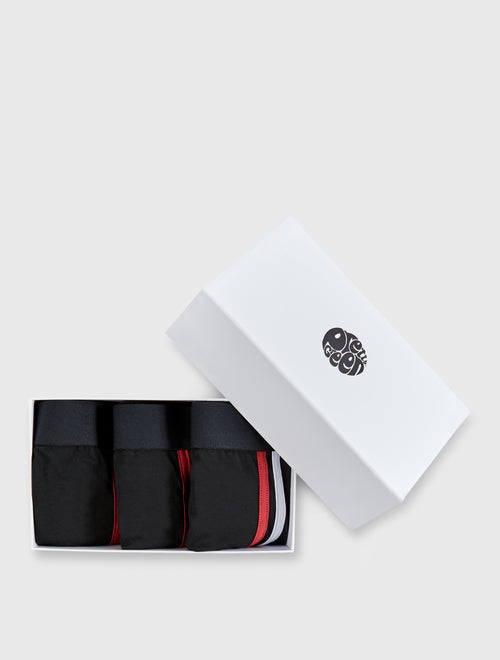 Black Tilby Boxer Short Set