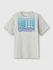 Grey Text Fade T-shirt