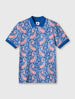 Navy Laguna Paisley Polo