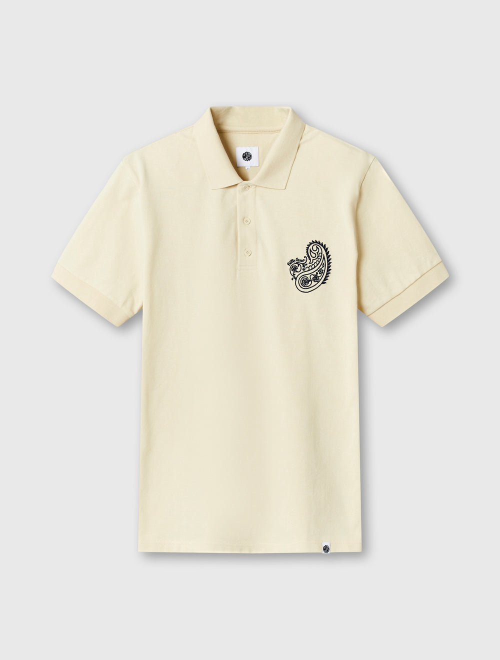 Stone Bay Paisley Embroidered Polo