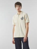 Stone Bay Paisley Embroidered Polo