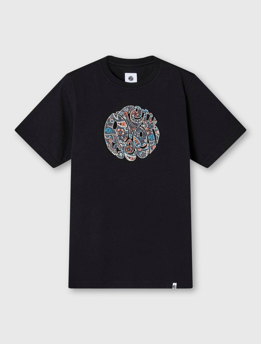 Black Wonderwall Paisley Logo T-shirt – Pretty Green Store