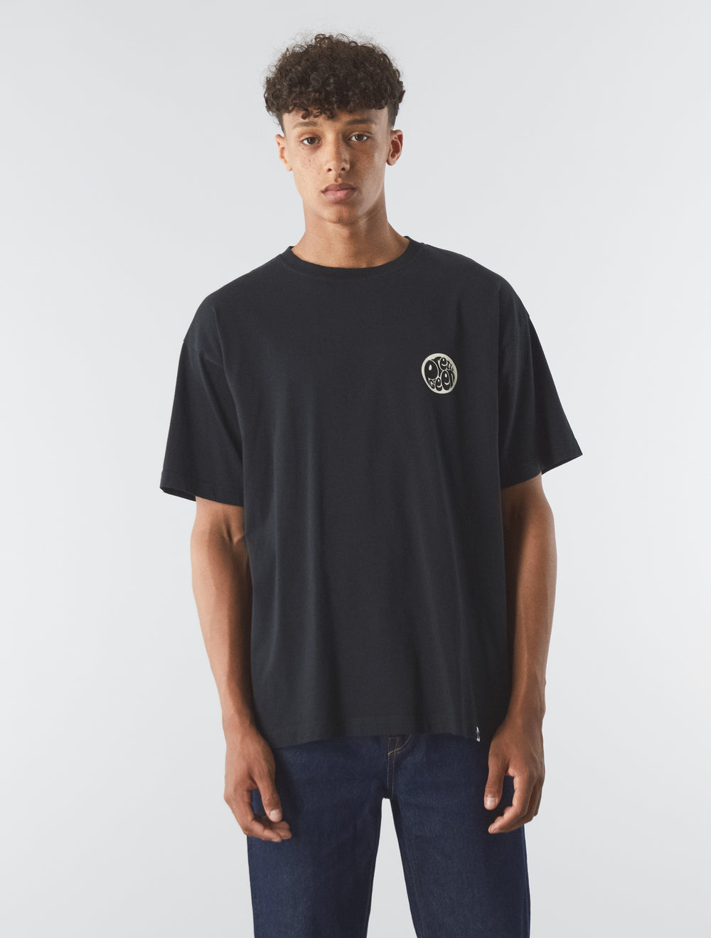 Black Speaker Oversized  T-shirt
