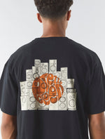Black Speaker Oversized  T-shirt