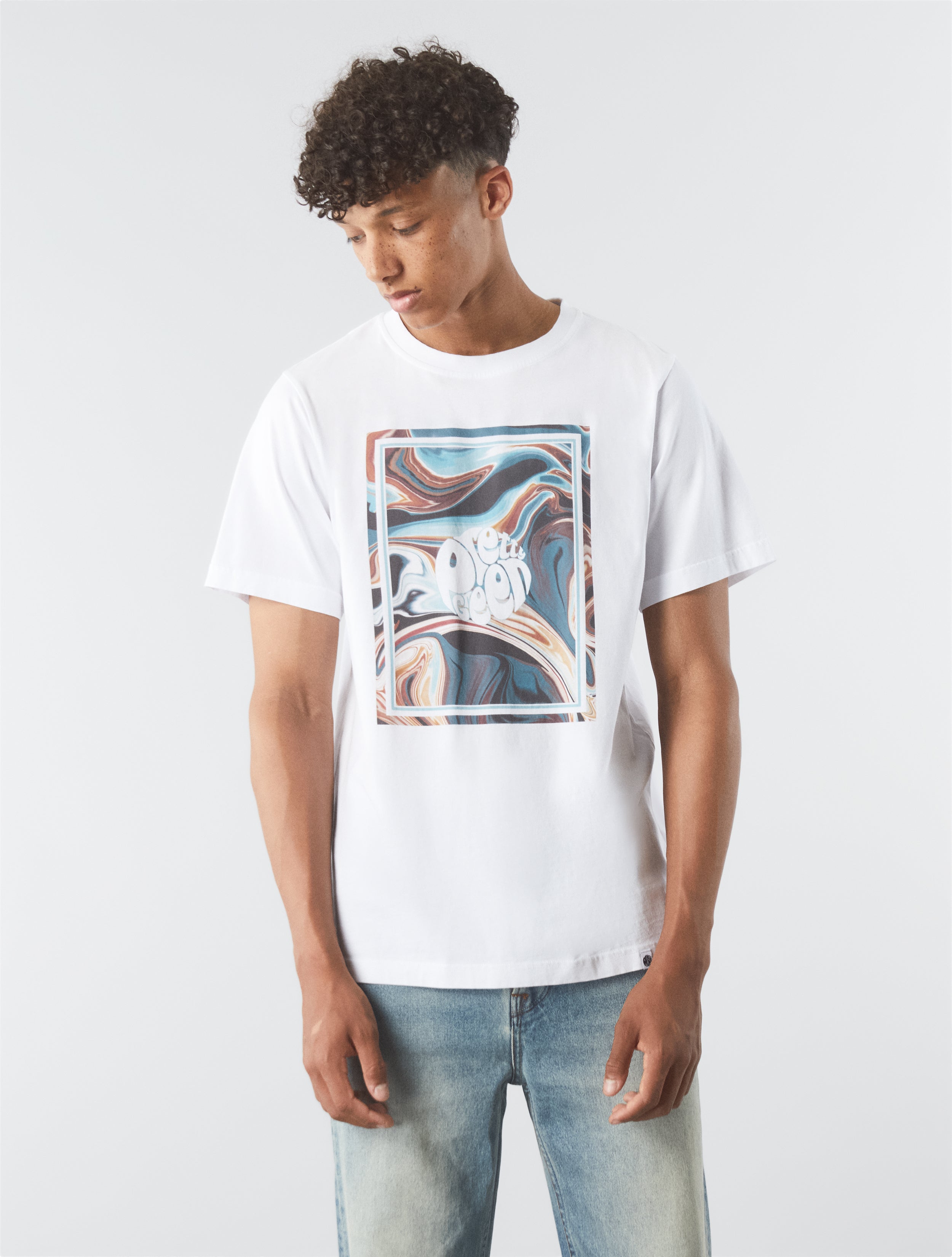 Tシャツ・カットソー COVERNAT Multicolor Logo Graphic T-Shirt White MUSINSA | COVERNAT Multicolor Logo Graphic T-Shirt White