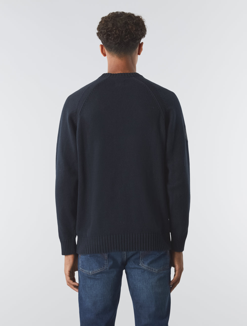 Black Mason Crew Knit