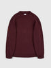 Burgundy Mason Crew Knit