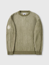 Khaki Travis Colourblock Jumper