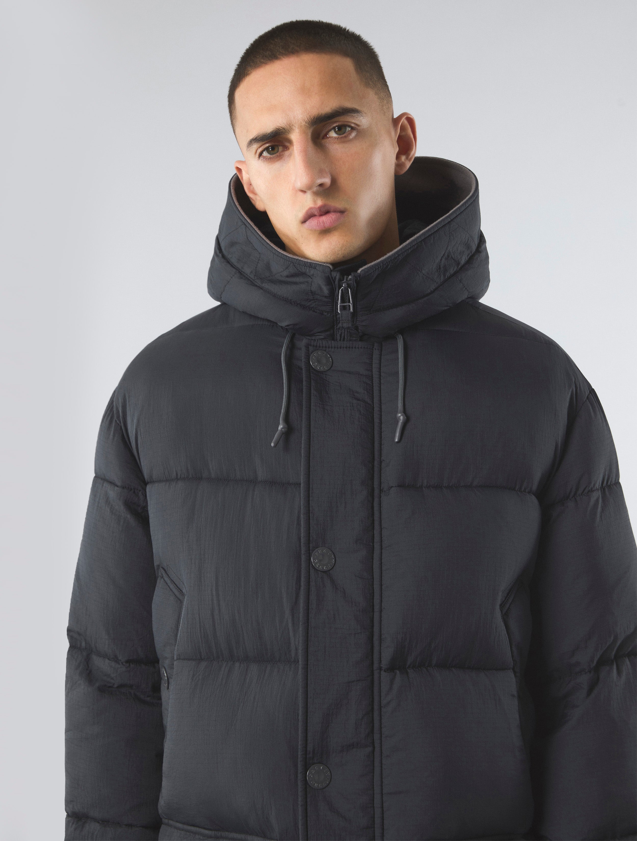 Black Mountfield Quilted Parka Pretty Green Store