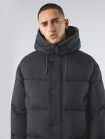 Black Mountfield Quilted Parka