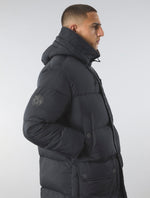 Black Mountfield Quilted Parka