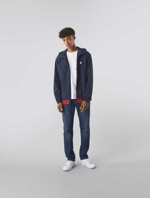 Navy Travis Colourblock Jacket