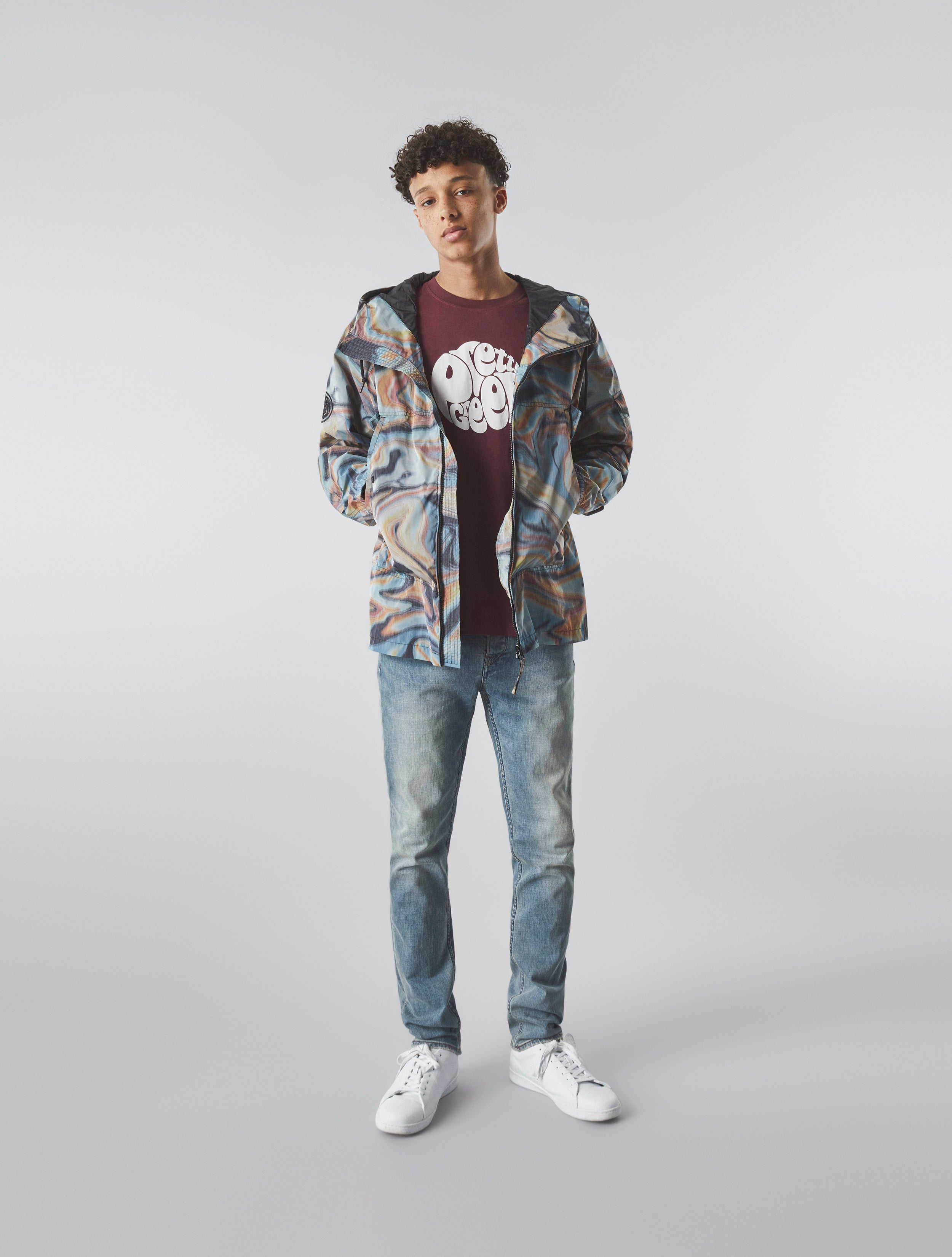 Blue Sundown Jacket Pretty Green Store
