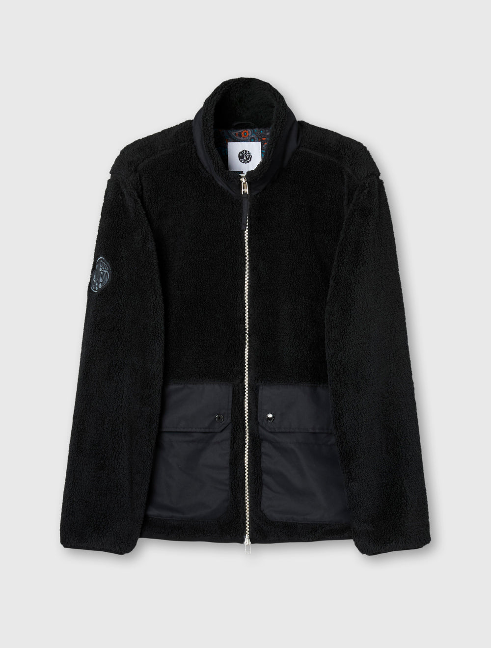 Black Wonderwall Borg Jacket – Pretty Green Store