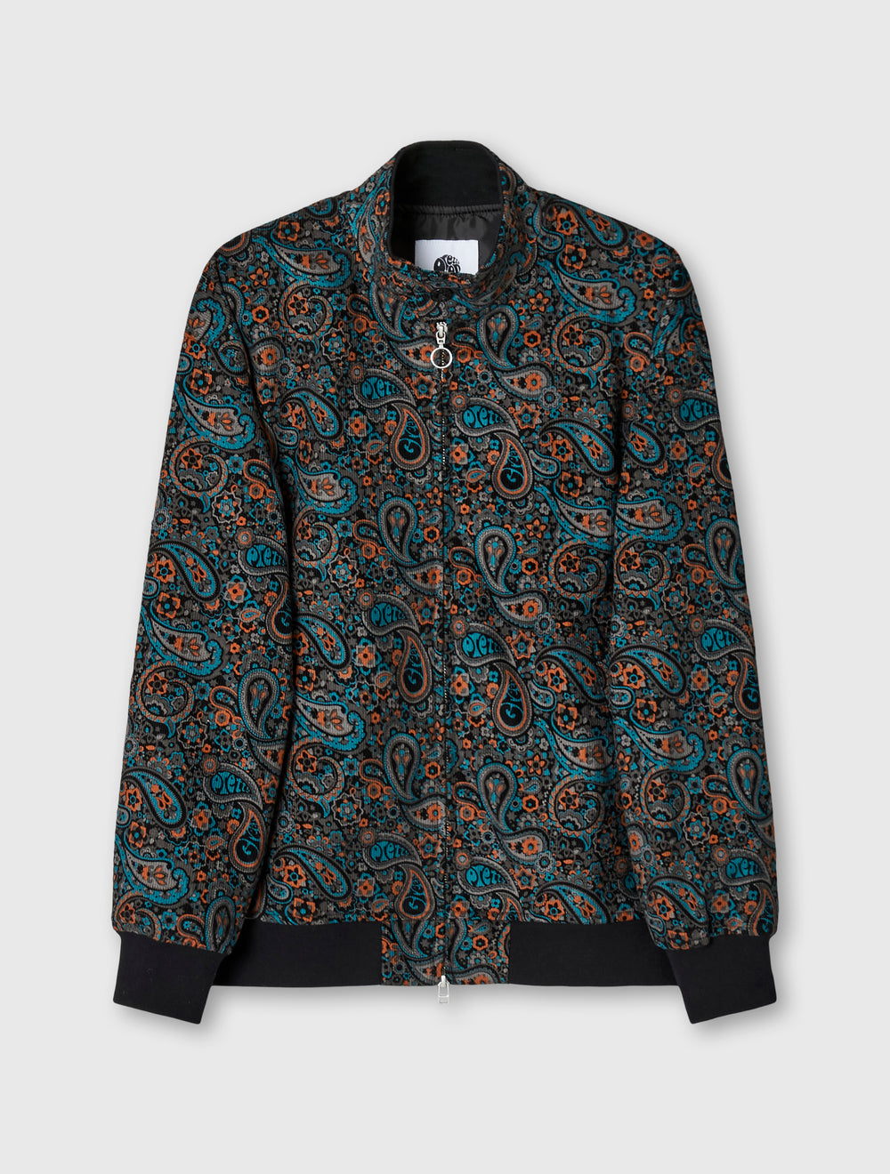 Multi Wonderwall Paisley Cord Harrington
