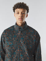 Multi Wonderwall Paisley Cord Harrington