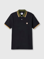 Black Pennington Collar Polo