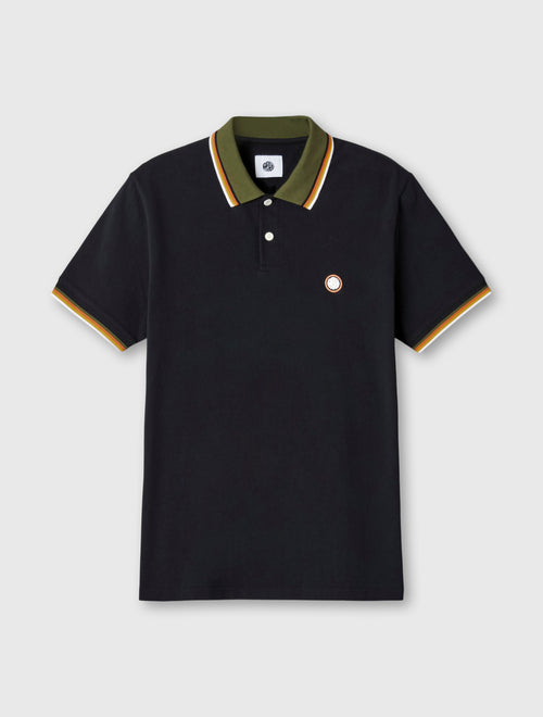Black Pennington Collar Polo