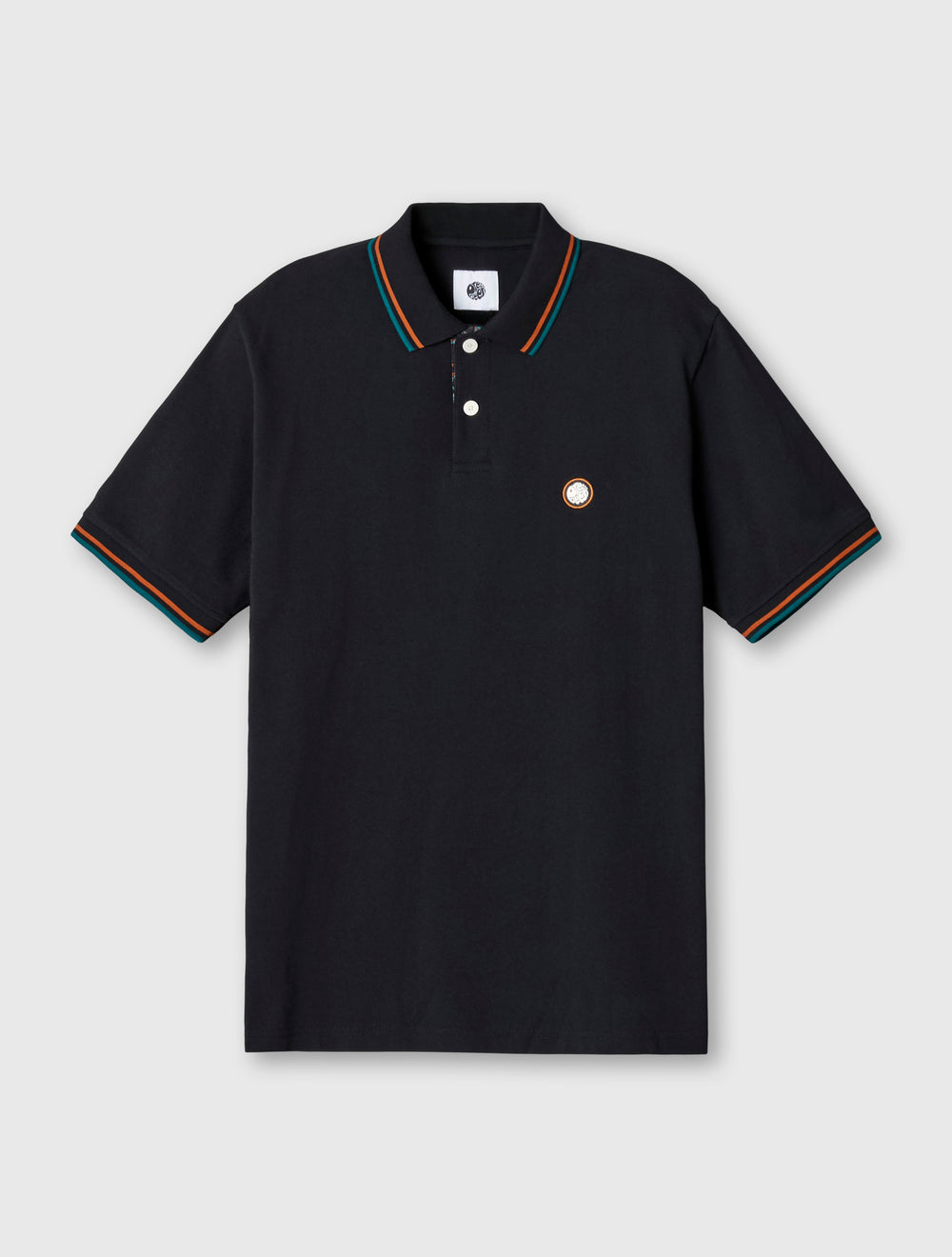 Black Wonderwall Paisley Placket Polo – Pretty Green Store