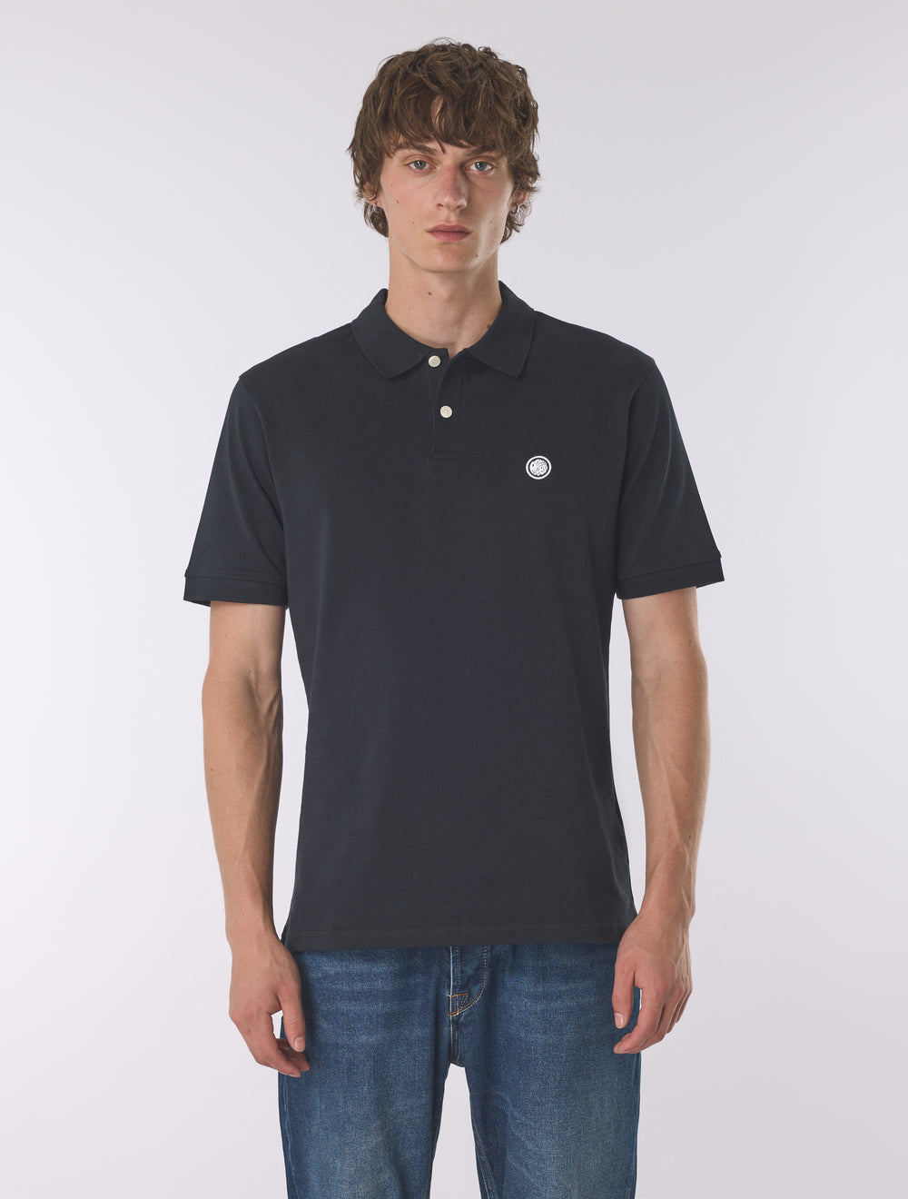 Black Jerry Jersey Polo