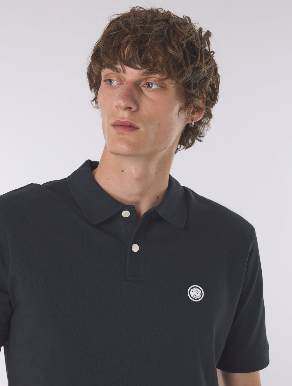 Black Jerry Jersey Polo