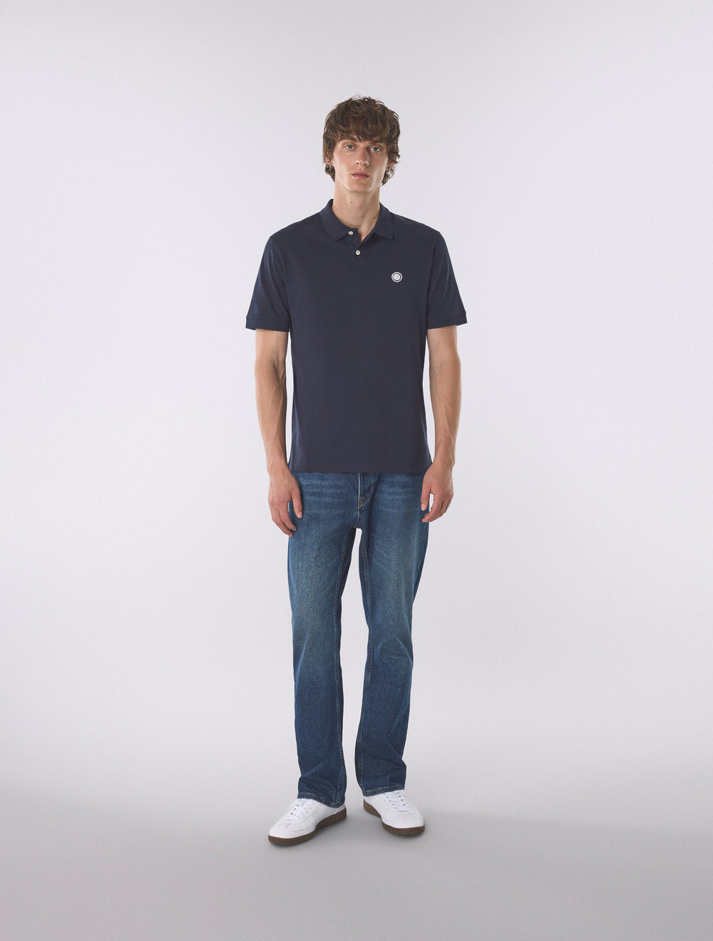 Navy Jerry Jersey Polo