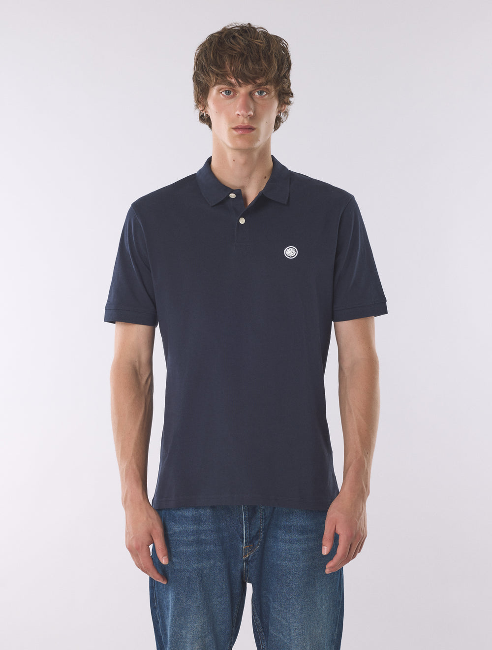 Navy Jerry Jersey Polo