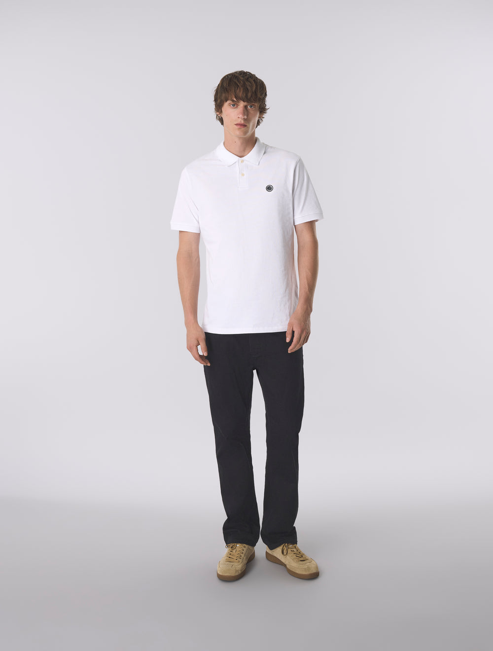 White Jerry Jersey Polo