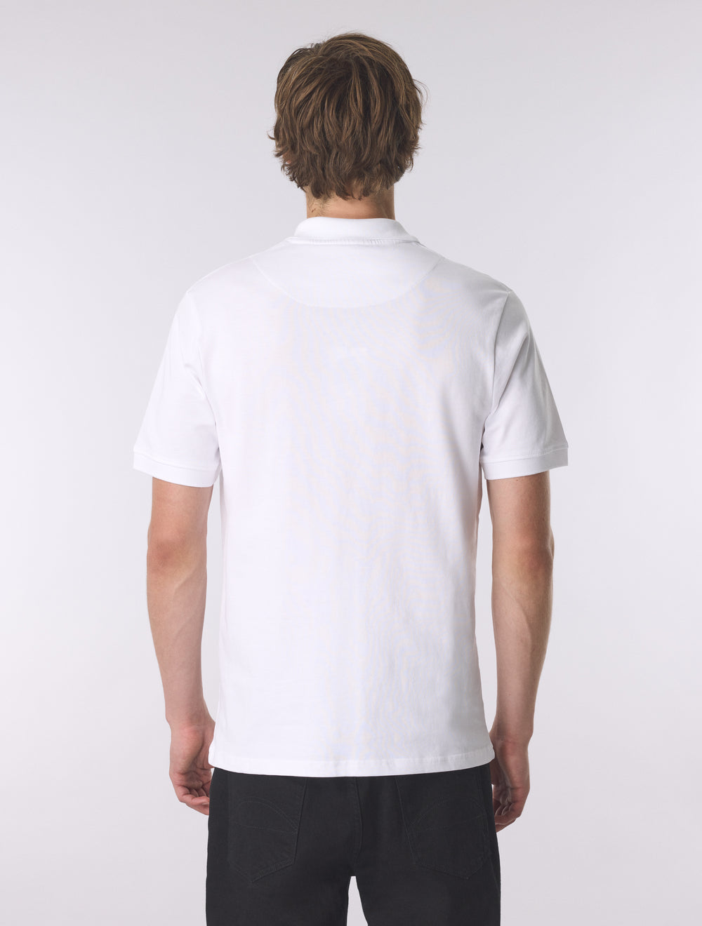 White Jerry Jersey Polo