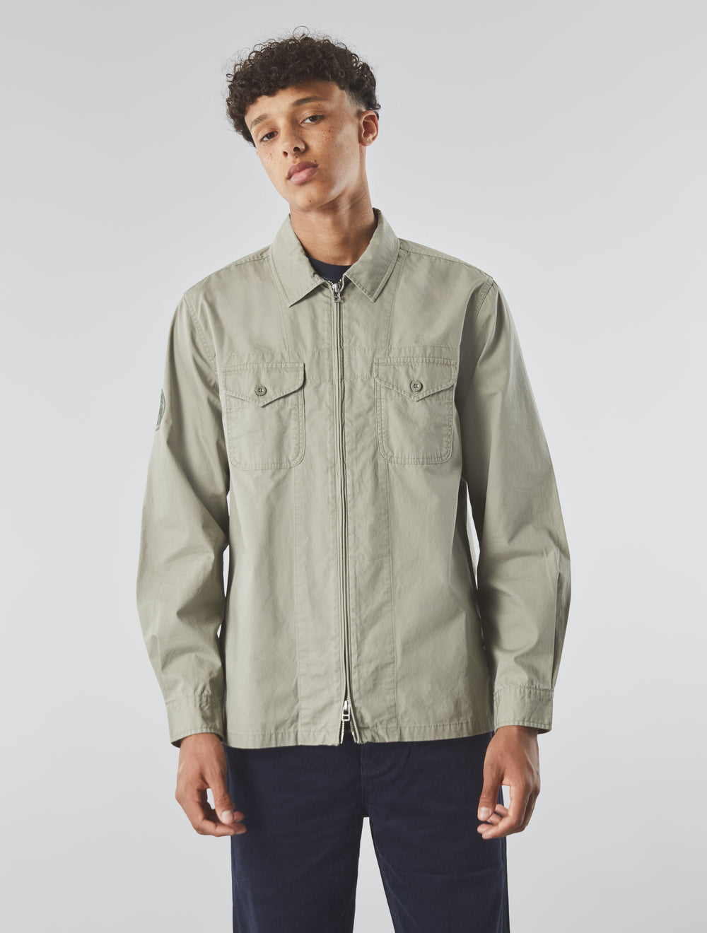 Mountfield Pretty Green Four Pocket Overshirt Pretty Green Shirt