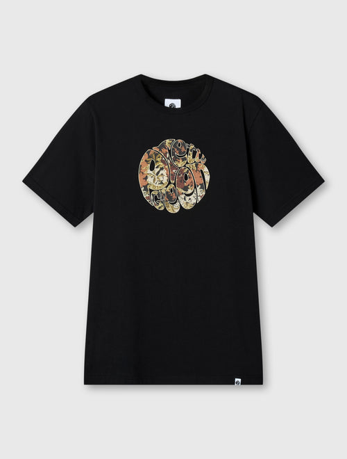 Black Prestleigh Floral Logo T-Shirt