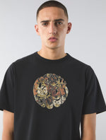Black Prestleigh Floral Logo T-Shirt