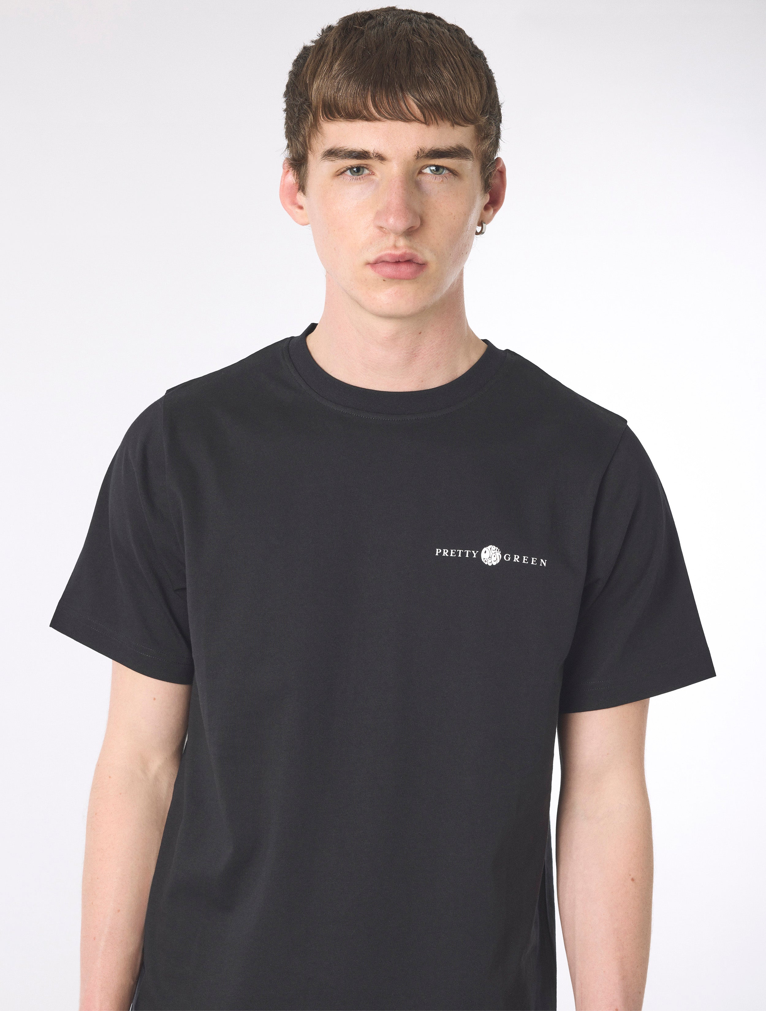 Black Nimbus T-Shirt – Pretty Green Store Black Nimbus T-Shirt – Pretty Green Store
