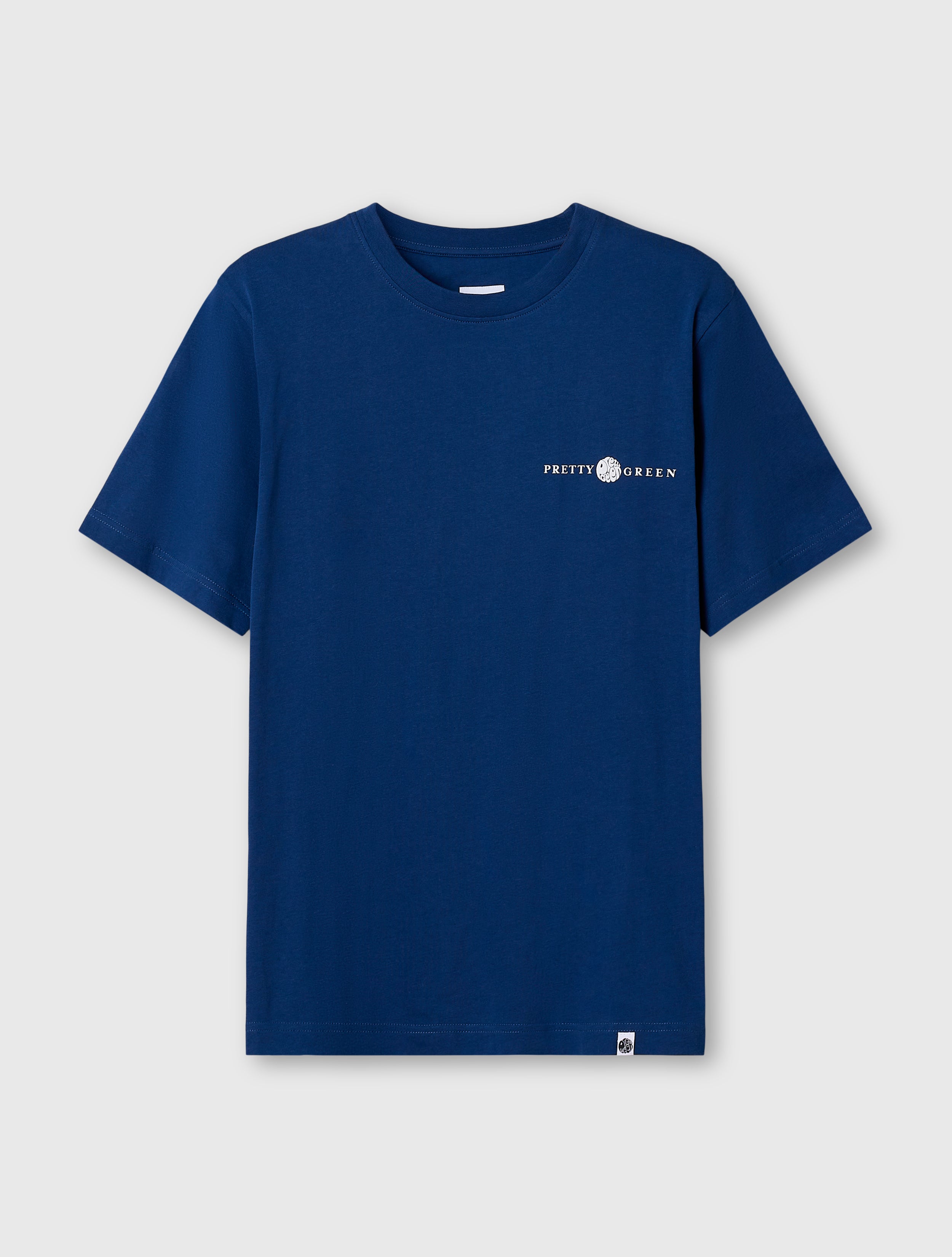 Navy Tilby Tape T-shirt – Pretty Green Store