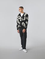 Black Supernova Paisley Cardigan