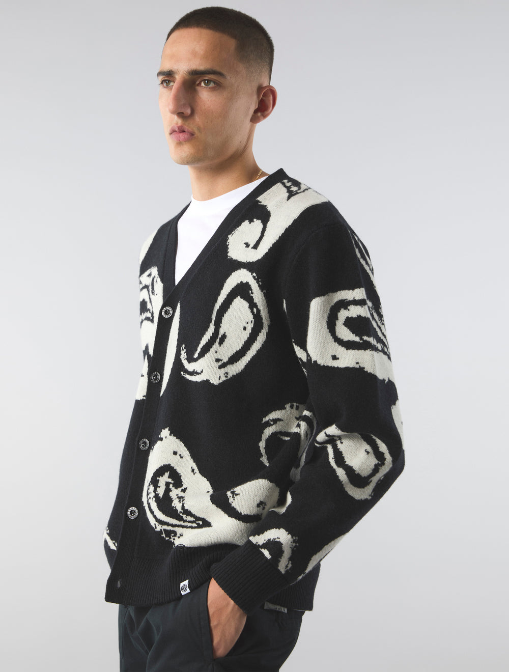 Black Supernova Paisley Cardigan