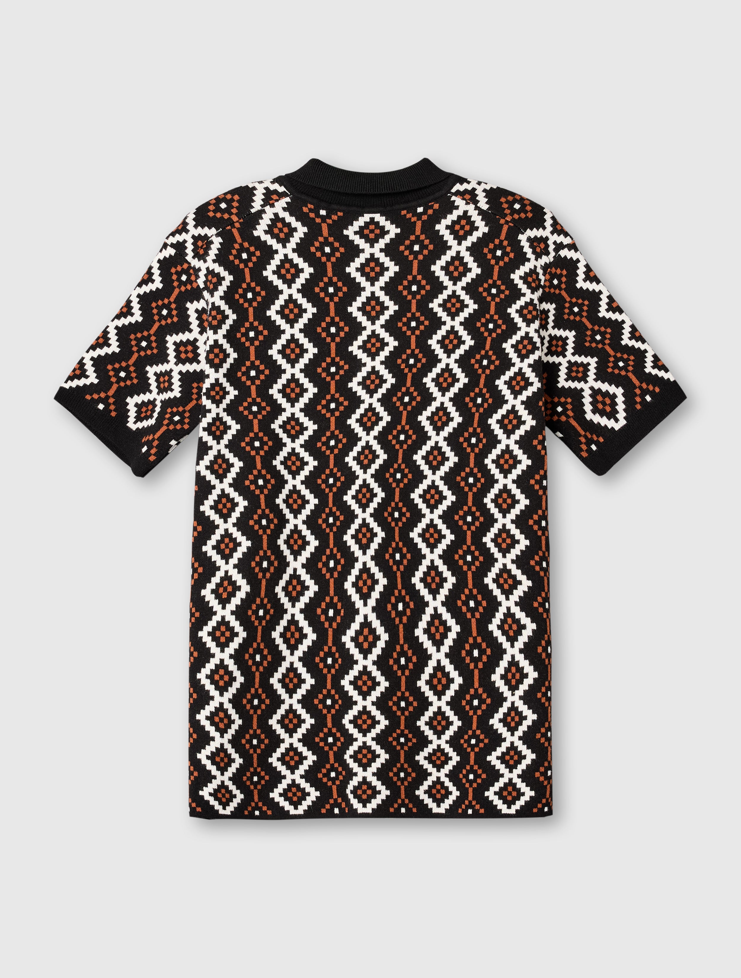 Multi Dakota Knit Polo Pretty Green Store