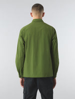 Green Live Forever Zip Up Overshirt