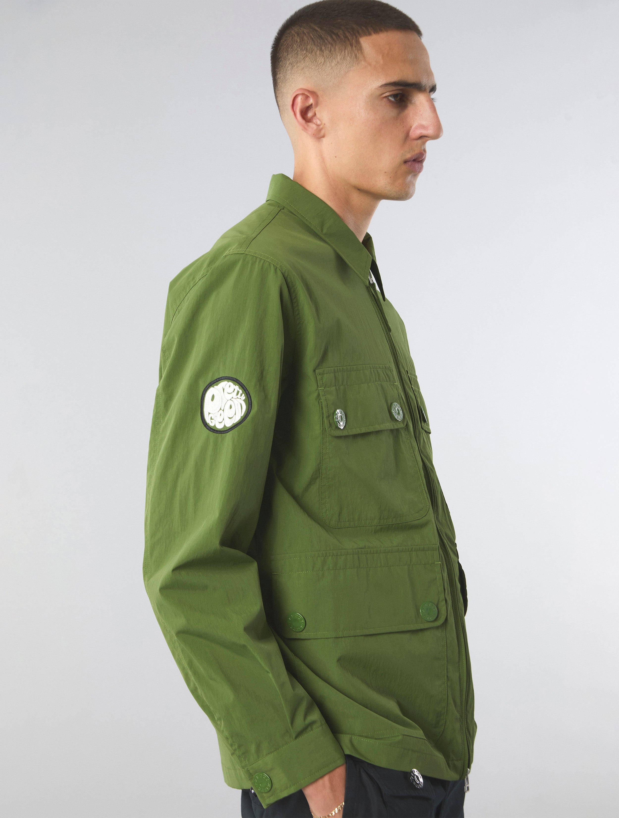 Pretty green zip through 4 pocket jacket hotsell
