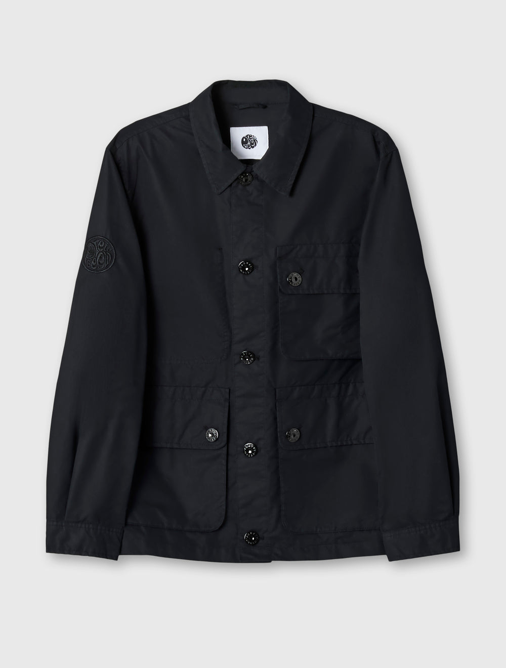 Live Forever Pretty Green Four Pocket Overshirt Black Libertine