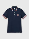 Navy Live Forever Tipped Polo
