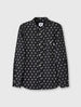 Black Maddox Paisley Motif Shirt