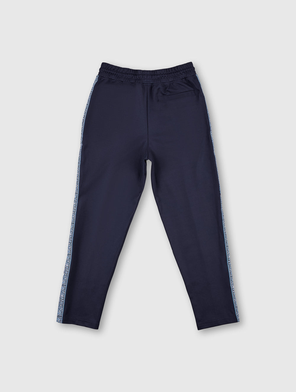 Navy Eclipse Paisey Tape Track Pants