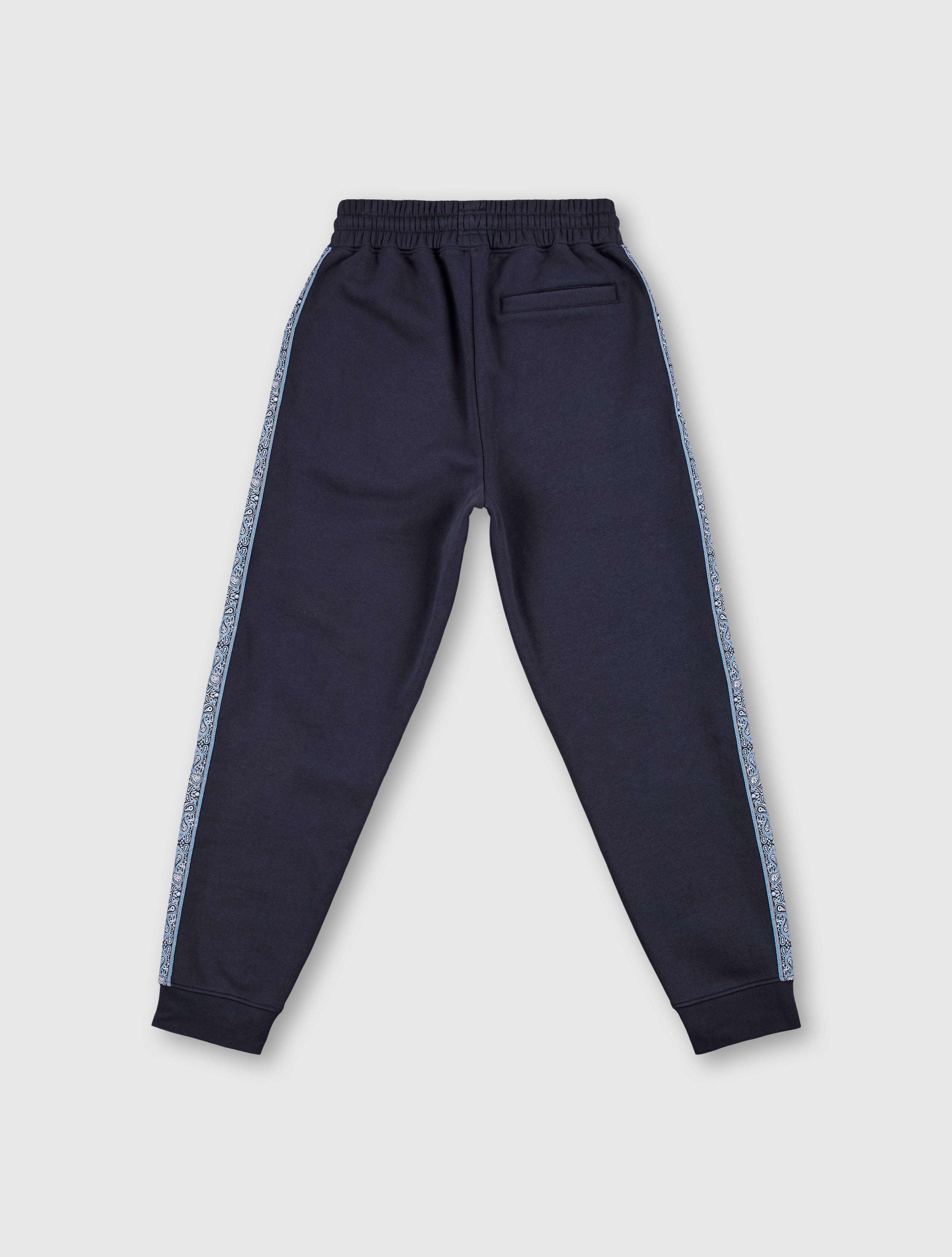 Navy Eclipse Paisley Tape Joggers – Pretty Green Store