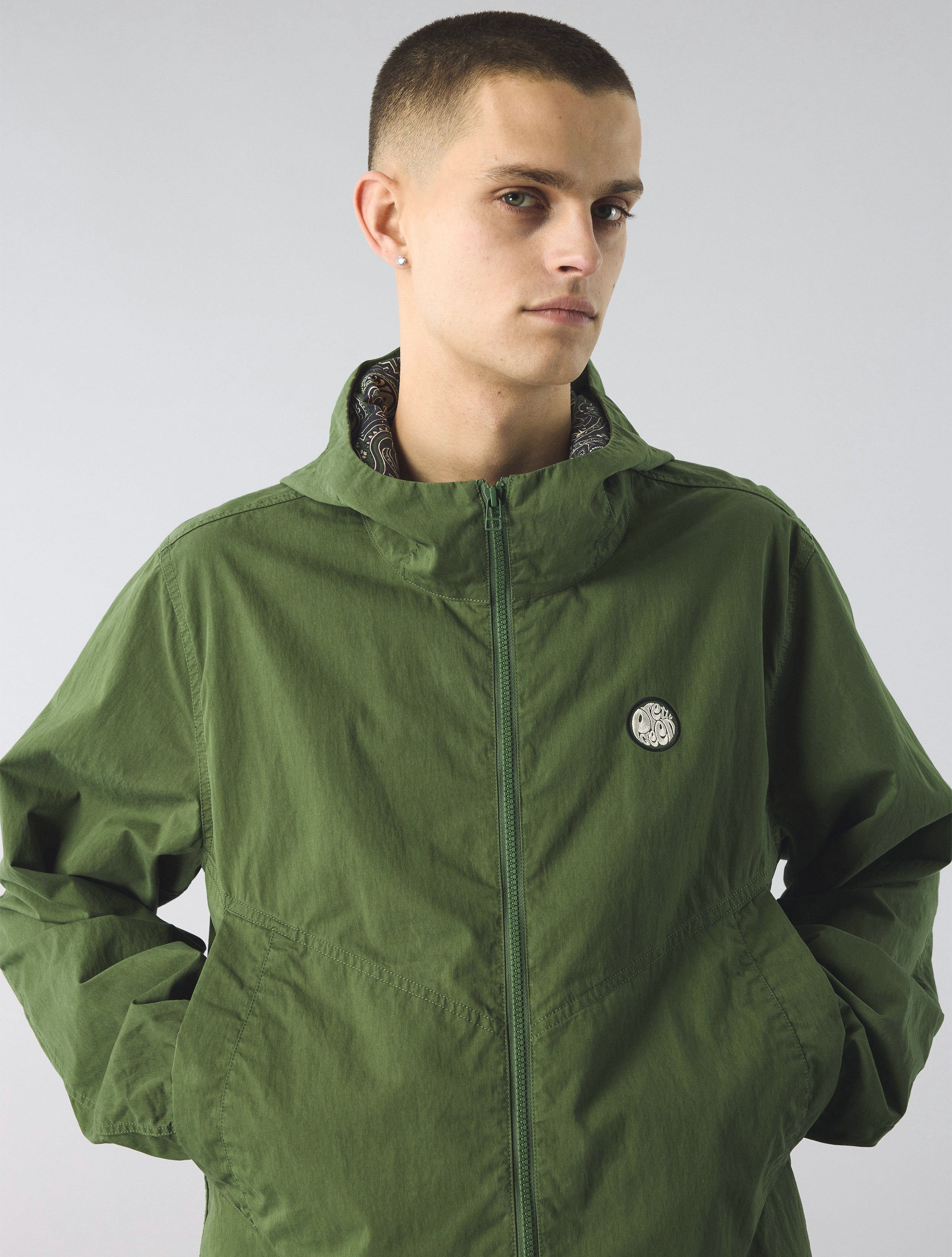 Khaki Feltham Hooded Jacket – Pretty Green Store