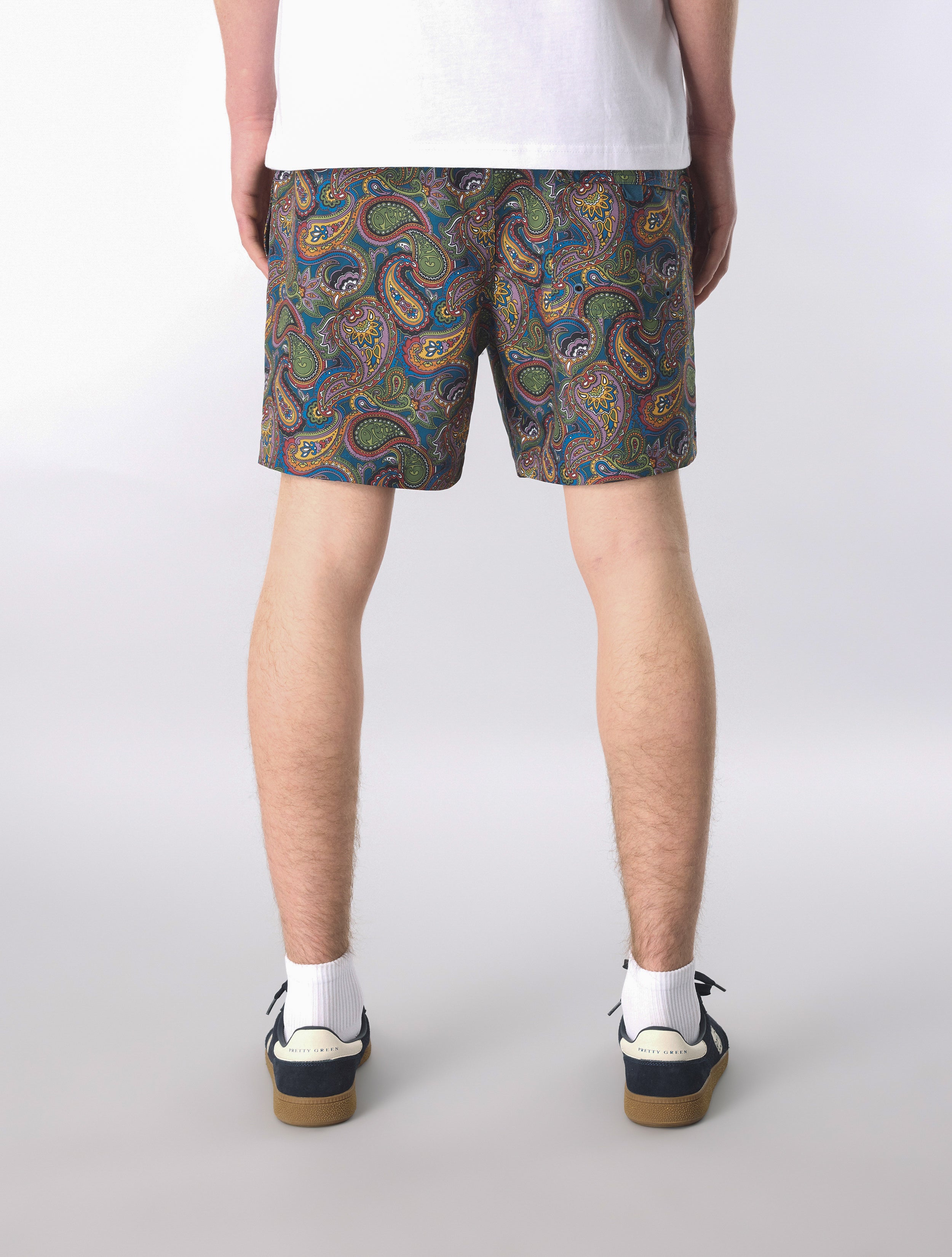 Multi House Paisley Swim Shorts – Pretty Green Store